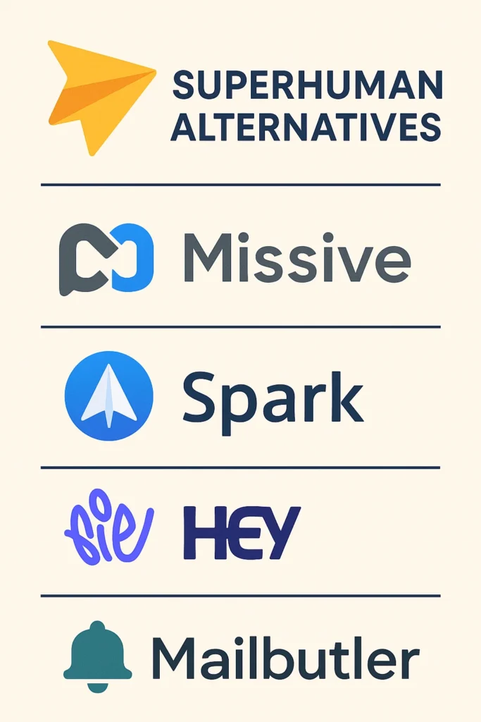 Superhuman email alternatives